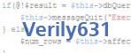 verification code